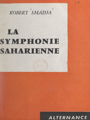 cover image of La symphonie saharienne